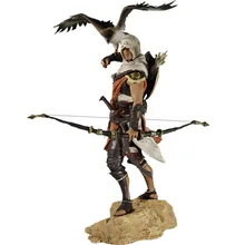 10″ Game Assassin’s Creed Origins Bayek with Eagle 25cm PVC Action Figure Model Doll Toys Gift