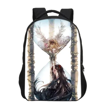 

VEEVANV Hourglass Printing Backpacks Girls Casual Shoulder Bag Fashion Designer 3D Cartoon Children Backpack School Bag Teenager