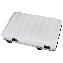 27 18 4 7CM Double Sided High Strength Transparent Visible Plastic Fishing Lure font b Box