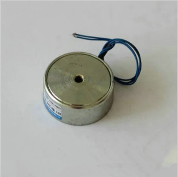 12VDC/24VDC 49 ммхолдинг Электромагнит подъем 40 кг электромагнитный HCNE1-P49/21 10 Вт