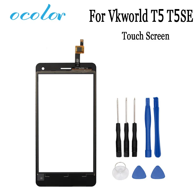

ocolor for Vkworld T5 T5SE Touch Screen 5.0Inch Touch Panel Perfect Repair Parts for Vkworld T5 T5SE Mobilephone