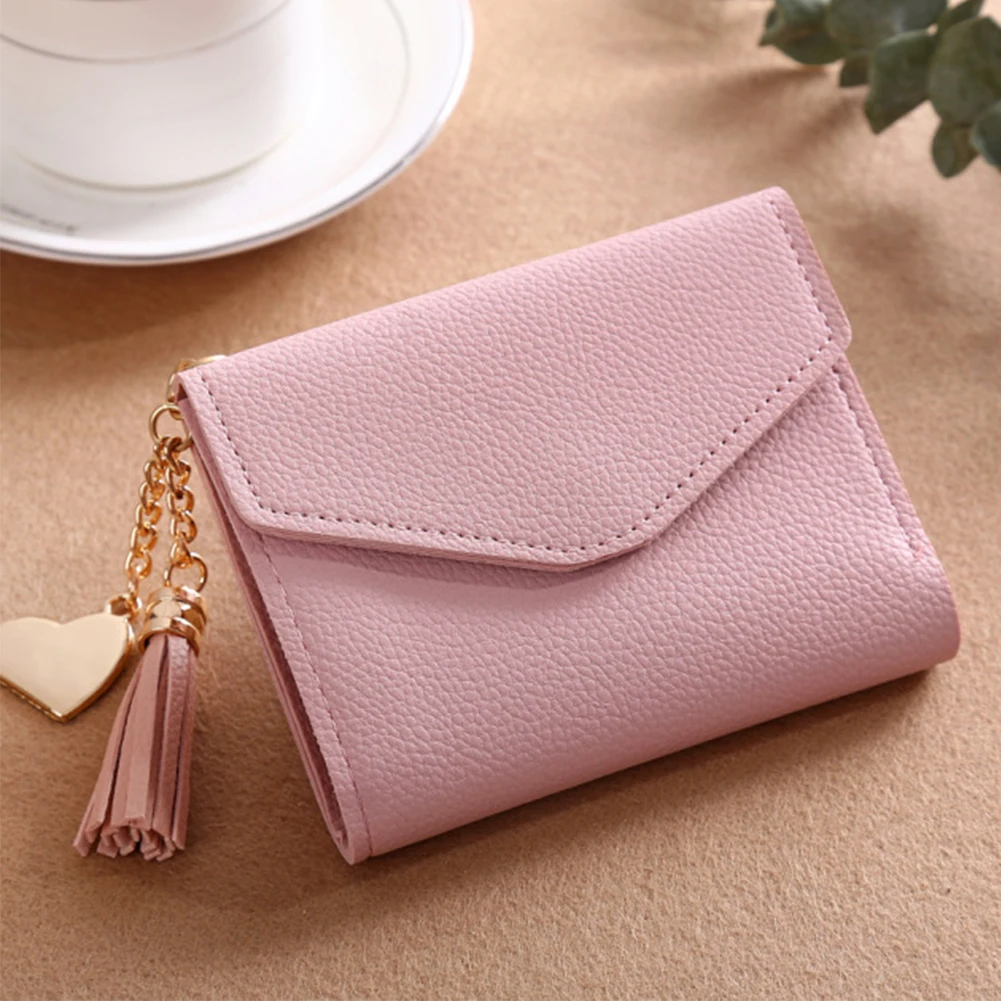 

New arrivial Wallet CuteFemale Short Paragraph Folded Wallets Fashion Female Purse Card Package