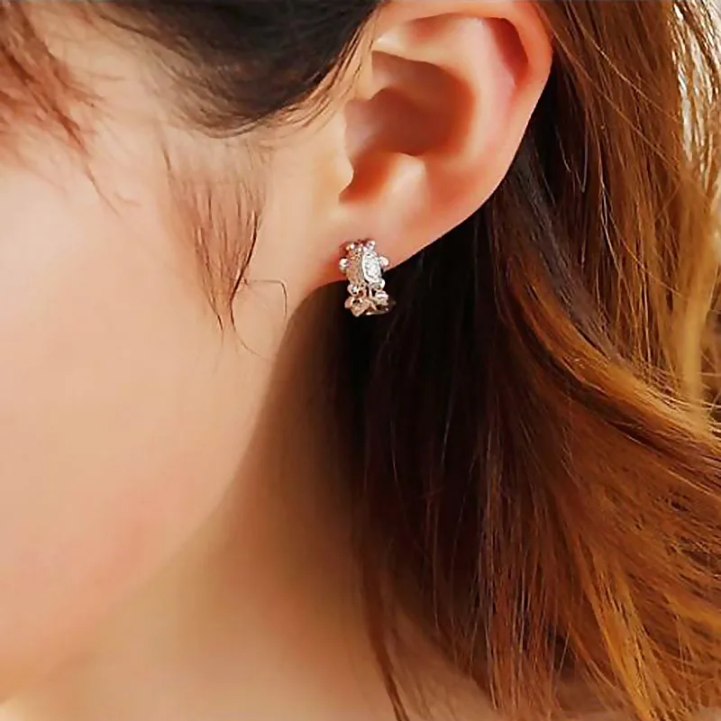 Женские серьги гвоздики LARGERLOF из настоящего серебра 925 пробы ED50011|earrings fashion|earrings