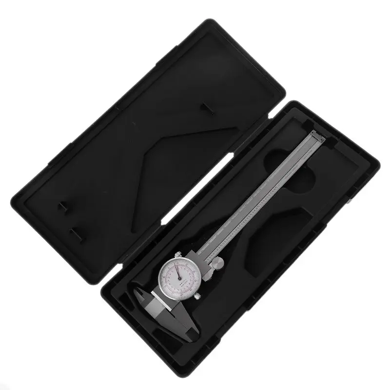 

Dial Caliper 6" / 150mm DUAL Reading Scale METRIC INCH MM Hardened Stainless Steel