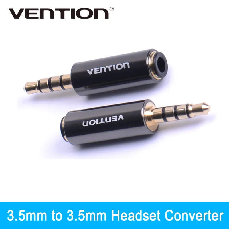 Vention 4 Pole 3 5 мм до RCA аудио Позолоченные разъемы для наушников адаптер штекер
