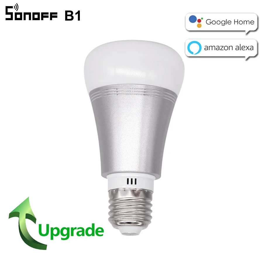 1---2018 New Sonoff B1 wifi Smart LED Lamp E27 Dimmable RGB Timer Bulb 