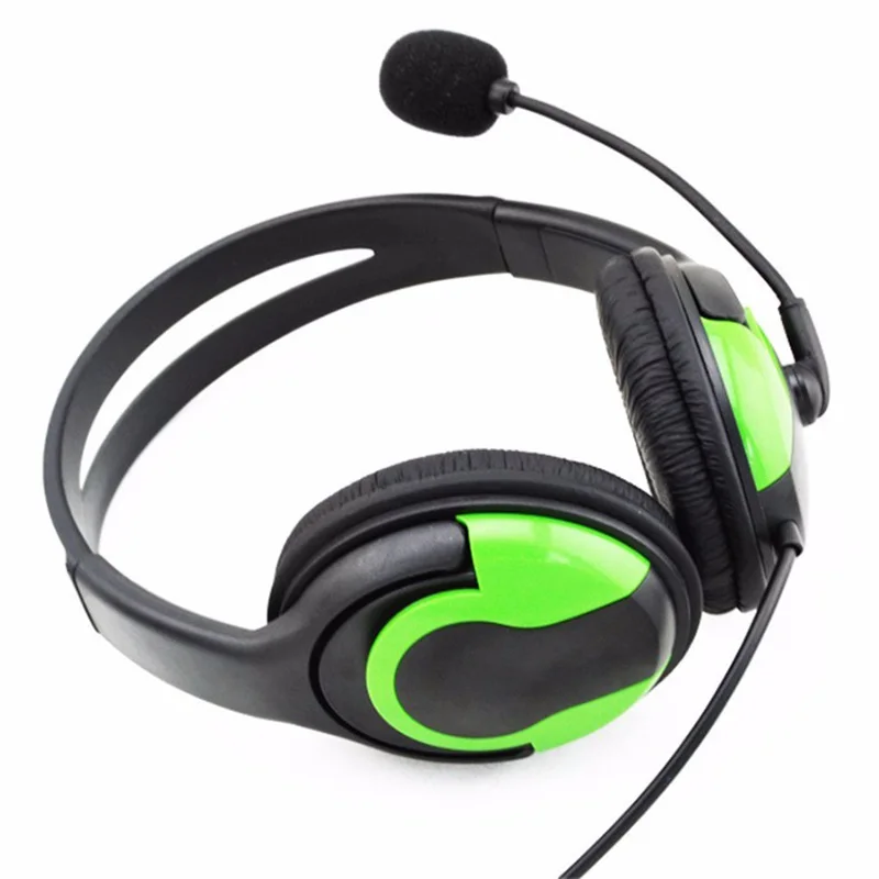 3 5mm Plug Wired Gaming Stereo Headset big Headphone Earphone with Microphone Voice Control for Sony PlayStation4 PS4 XBOX360