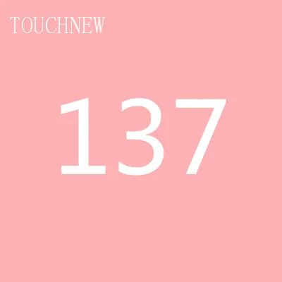 137 TOUCHNEW на заказ, одноцветные эскизные маркеры на спиртовой основе, двойная головка, кисть, маркеры, ручка для рисования, манга, товары для рукоделия, маркеры - Цвет: 137