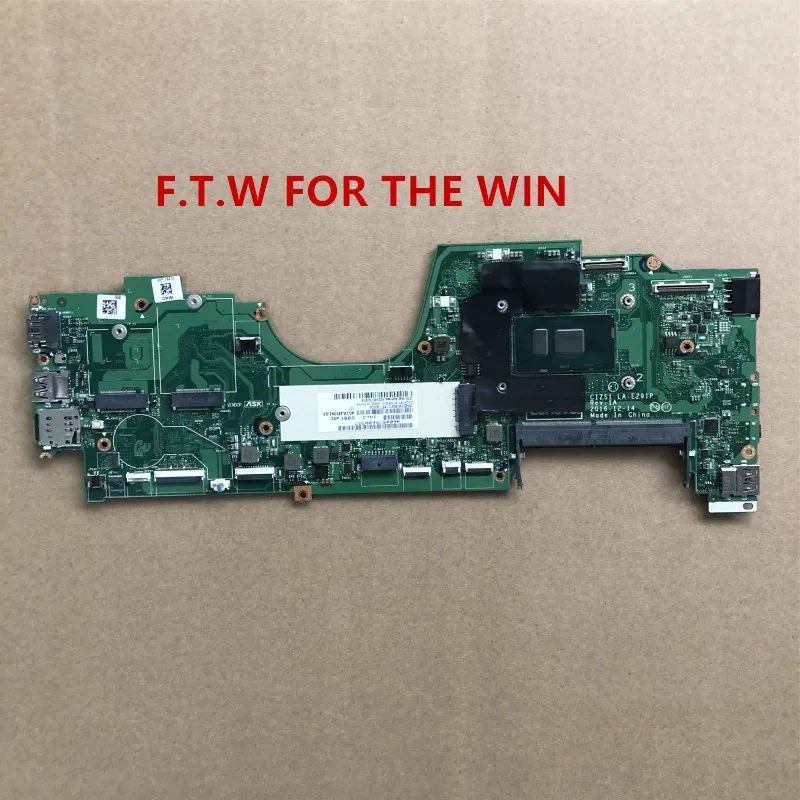 

CIZS1 LA-E291P REV 1A MB para Thinkpad YOGA 370 motherboard Mainboard DDR4 CPU SR2EU I5-7200U SR340 I5-7300U 100% probado