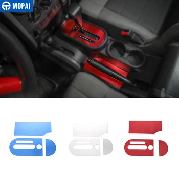 

MOPAI Car Gear Shift Knob Panel Trim Cover Stickers for Jeep Wrangler JK 2007-2010 Interior Decoration Car Accessories Styling