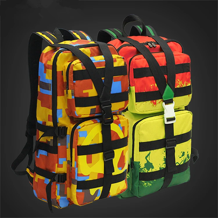 

[STOCK] 2018 Hot Game Playerunknown's Battlegrounds Royal Rainbow Camping Packbage Unisex For Halloween Free Shipping New.