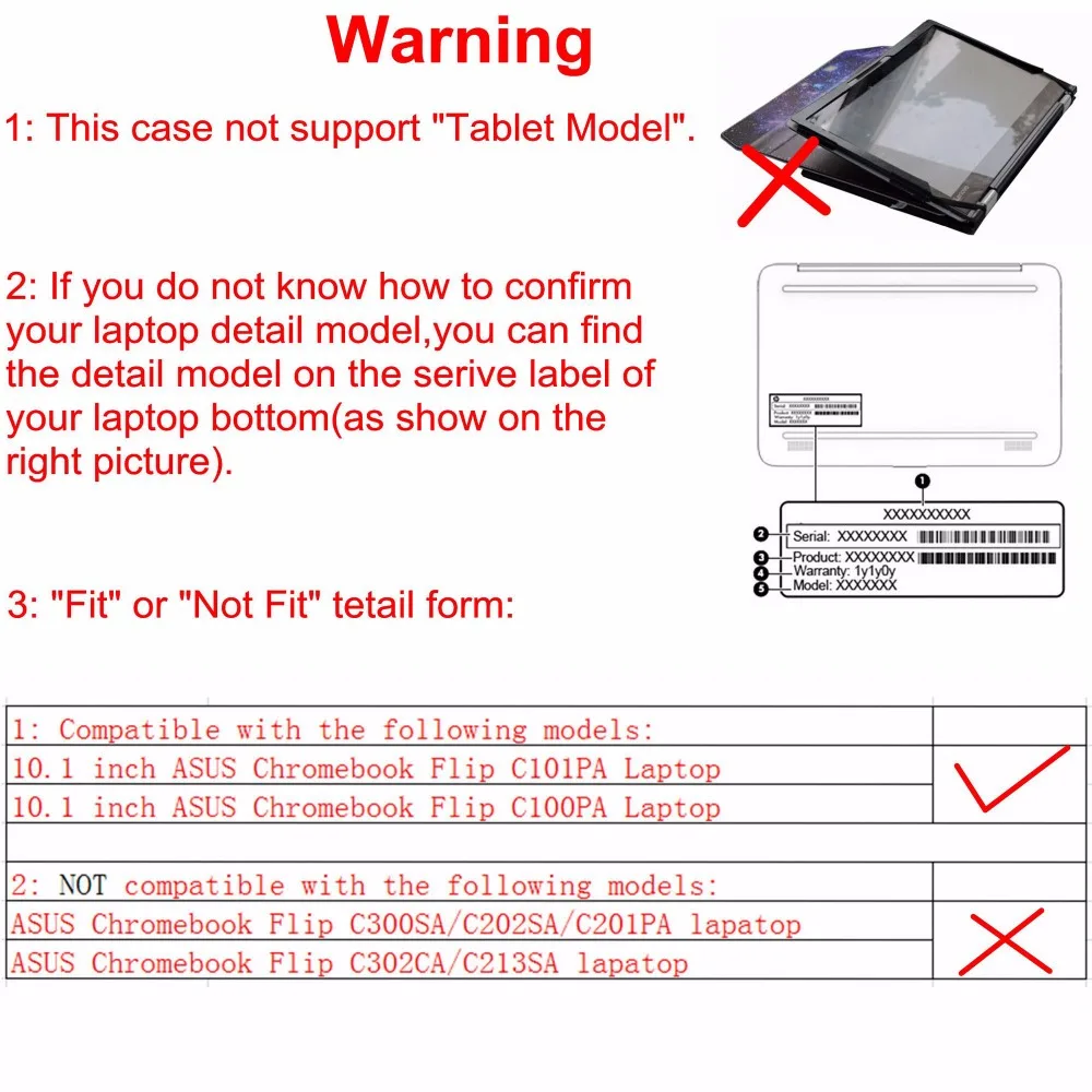 Чехол для ноутбука 10 1 дюйма ASUS Chromebook Flip C100PA C101PA FS002|Сумки и чехлы ноутбуков| |