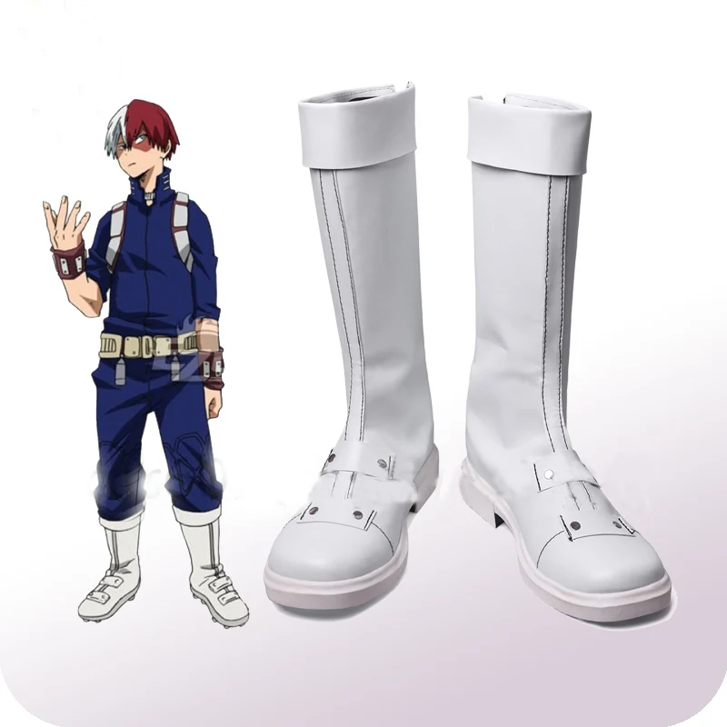 Men My Hero Academia Shoto Todoroki Shoes Cosplay Costume Boots 2 Clothing,  Shoes & Jewelry Costumes & Accessories