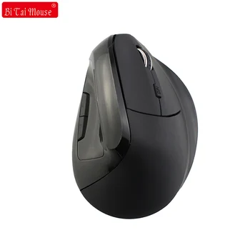 

BTS Rechargeable Optical Wireless 2.4G Vertical Mouse Ergonomic 6 Buttons 2400DPI Right Hand Gaming mice For Laptop Desktop PC