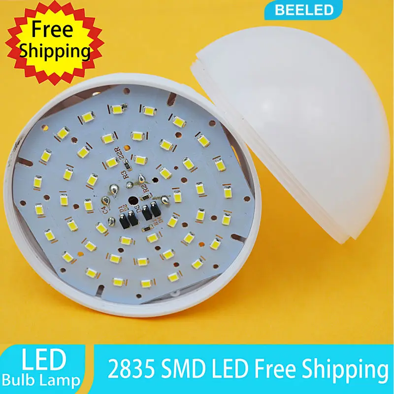 3 Вт 5 7 9 12 E27 B22 СВЕТОДИОДНАЯ Лампа 220 В 110 LED SMD Холодный белый Теплый домашнее