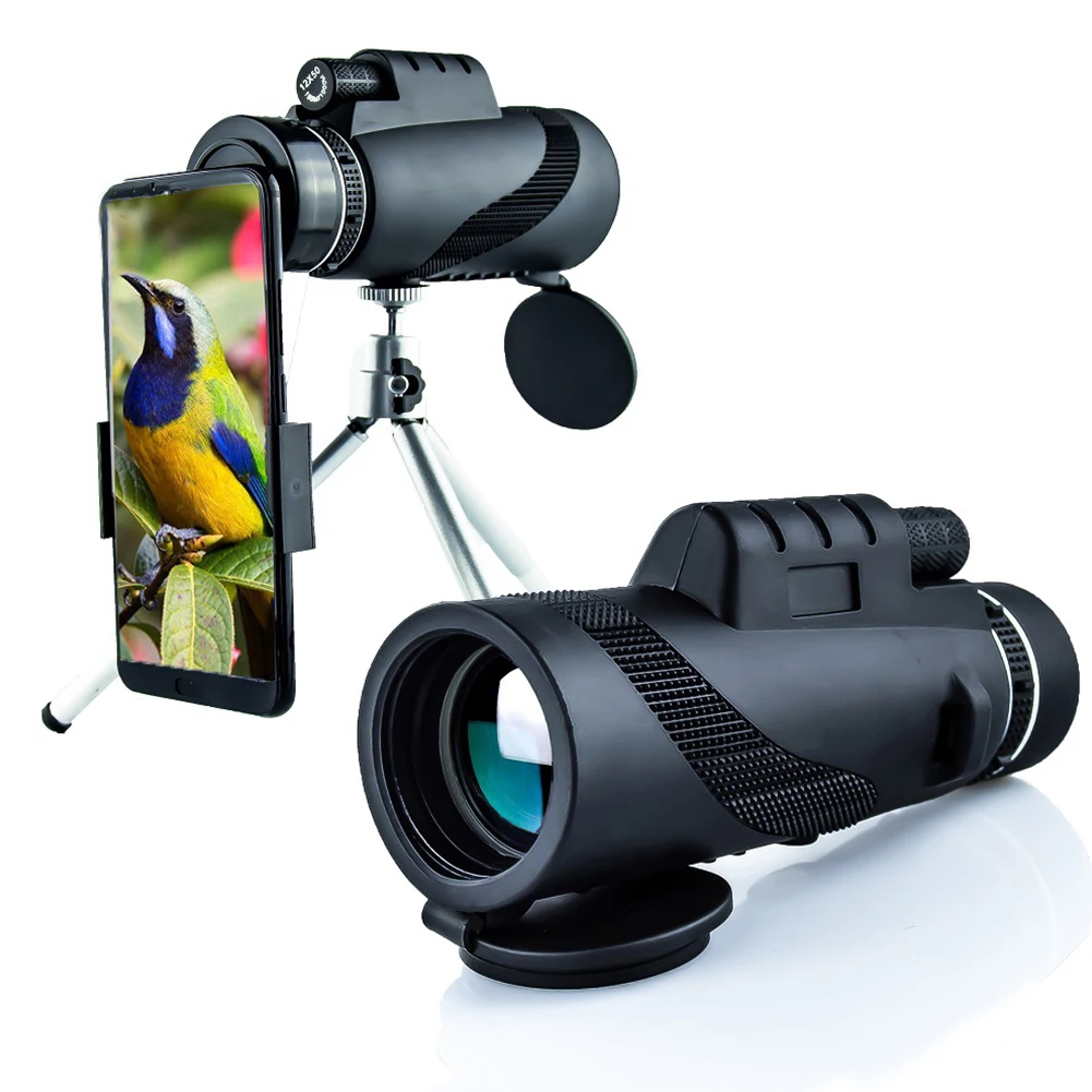 البصريات التكبير HD الصيد في الهواء الطلق صغيرة ثنائي سوبر واضح 40X60 أحادي تلسكوب السفر للرؤية الليلية المهنية البصريات التكبير HD الصيد في الهواء الطلق صغيرة ثنائي سوبر واضح 40X60 أحادي تلسكوب السفر للرؤية الليلية المهنية