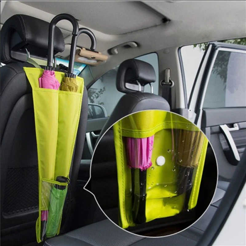 Vehicular Water proof umbrella hanging bag Auto Car Seat Back Pouch Bag