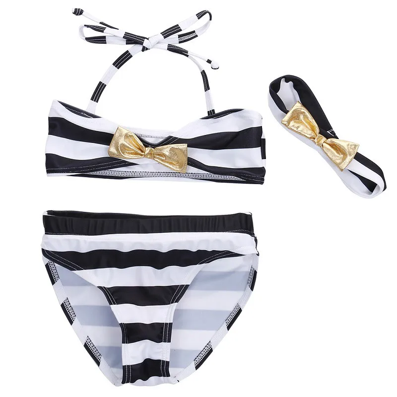 Baby Girl Stripes BowKnot Bikini Costume 2017 Baby Halter Swimsuit Swimming Swim Baby Girl Stripes BowKnot Bikini Costume 2017 Baby Halter Swimsuit Swimming Swim