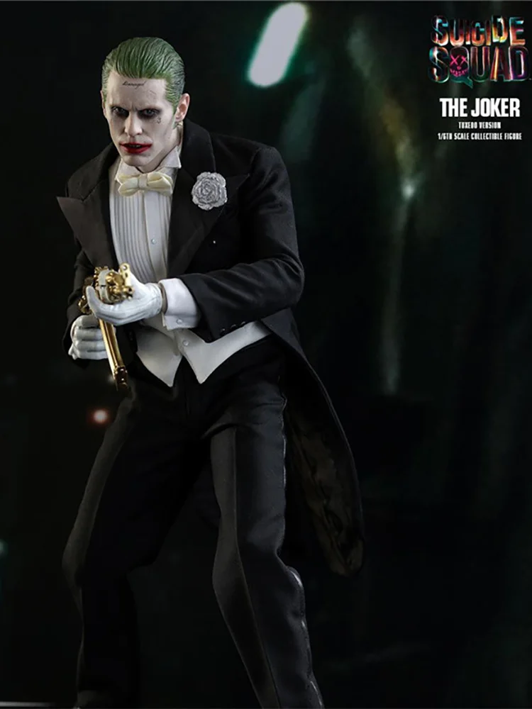 Movie Suicide Squad Joker Action Figure 29cm Joker Real Clothes Tuxedo Ver Pvc Figure Collectible Model Toys11 Aliexpress