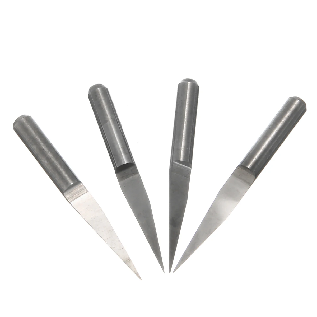 20pcs Carbide PCB Engraving Bits 3.175mm CNC Router Bit 10/15/20/30 Degree Milling Cutter Tools