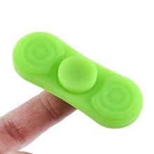 Luminous Finger Spinner Silicone Mini Hand Spinner Steady Rotation For EDC DCHD Anti Stress Hand Toys