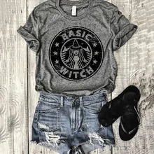 Серая Повседневная футболка с рукавом и круглым вырезом, женская футболка с буквенным принтом xxl, женская футболка s, короткая футболка размера плюс, 2019s