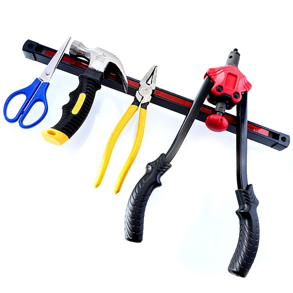 

Magnetic Tool Holder 12" Metal Tool Organizer Magnet Storage Rack Tool For Garage Workshop