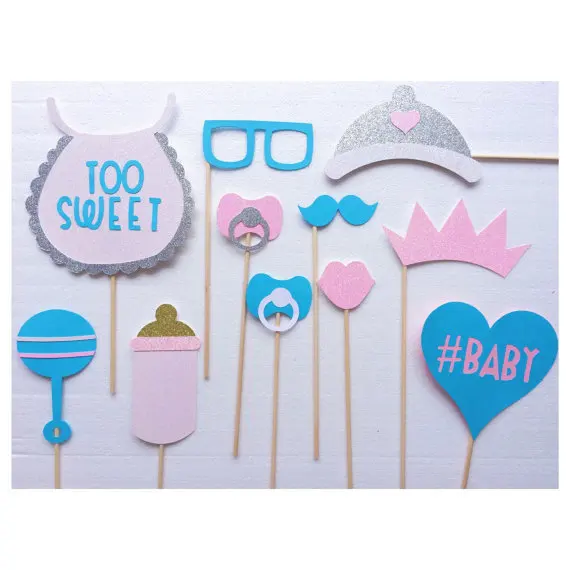 Free Printable Baby Shower Photo Booth Props Baby Shower Girl Baby Shower Photo Booth Props Printable Photo Props Party
