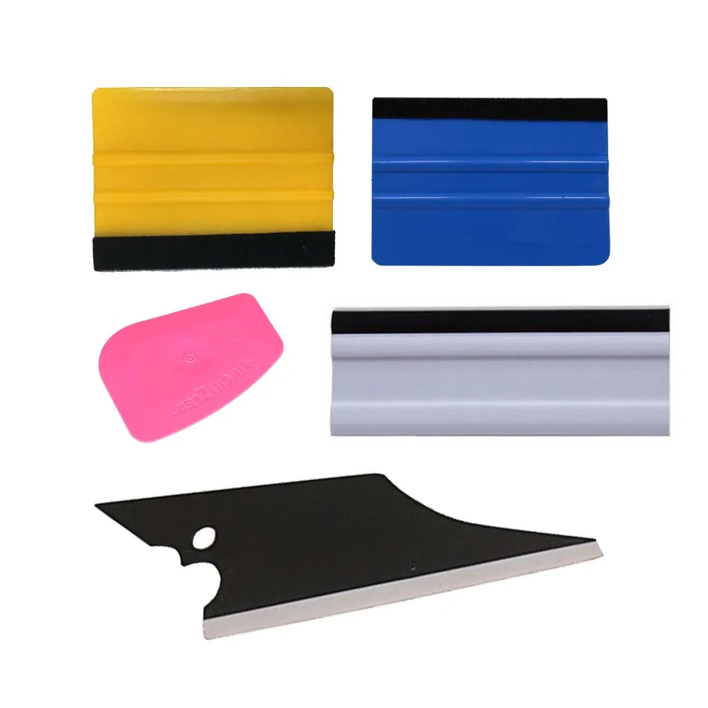PRO 5IN1 Vinyl Squeegee Kit Car Wrapping Application Tools No scratch