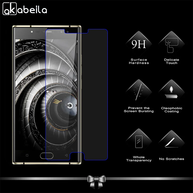 

AKABEILA Screen Protectors For Oukitel K3 Tempered Glass 0.33mm Ultra Thin Phone Proctive Film For Oukitel K3