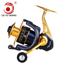 Полностью Металлическая Рыболовная катушка, Морская Лодка 1000-6000, спиннинговая катушка 13+ 1 шарикоподшипник, полностью Металлическая высокоскоростная ловля карпа