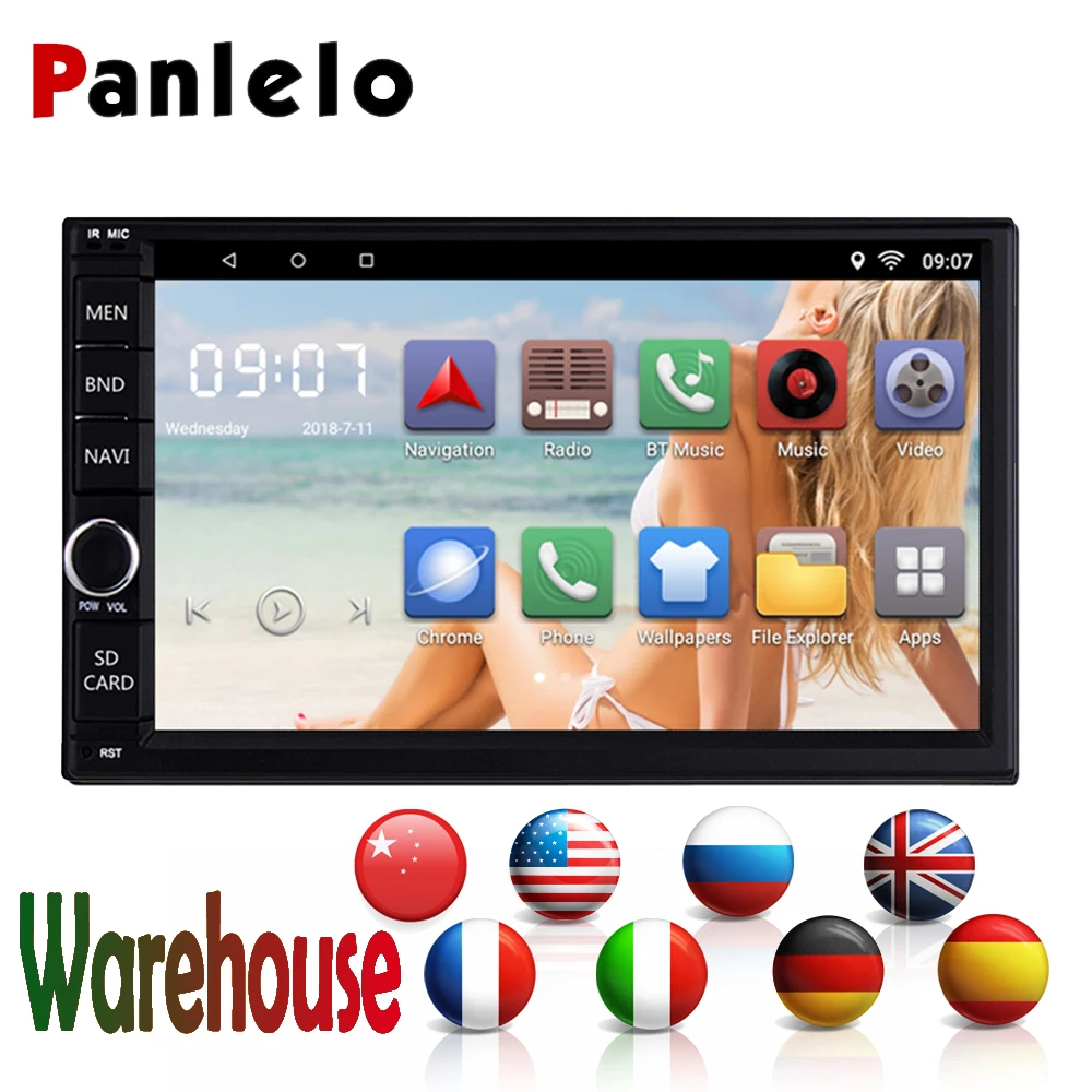 Sale Panlelo Universal Radio 2din Android Car GPS Navigation 7