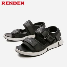 Летние мужские пляжные сандалии-гладиаторы; Уличная обувь в римском стиле; мужская повседневная обувь; Вьетнамки; большие размеры; хорошее качество