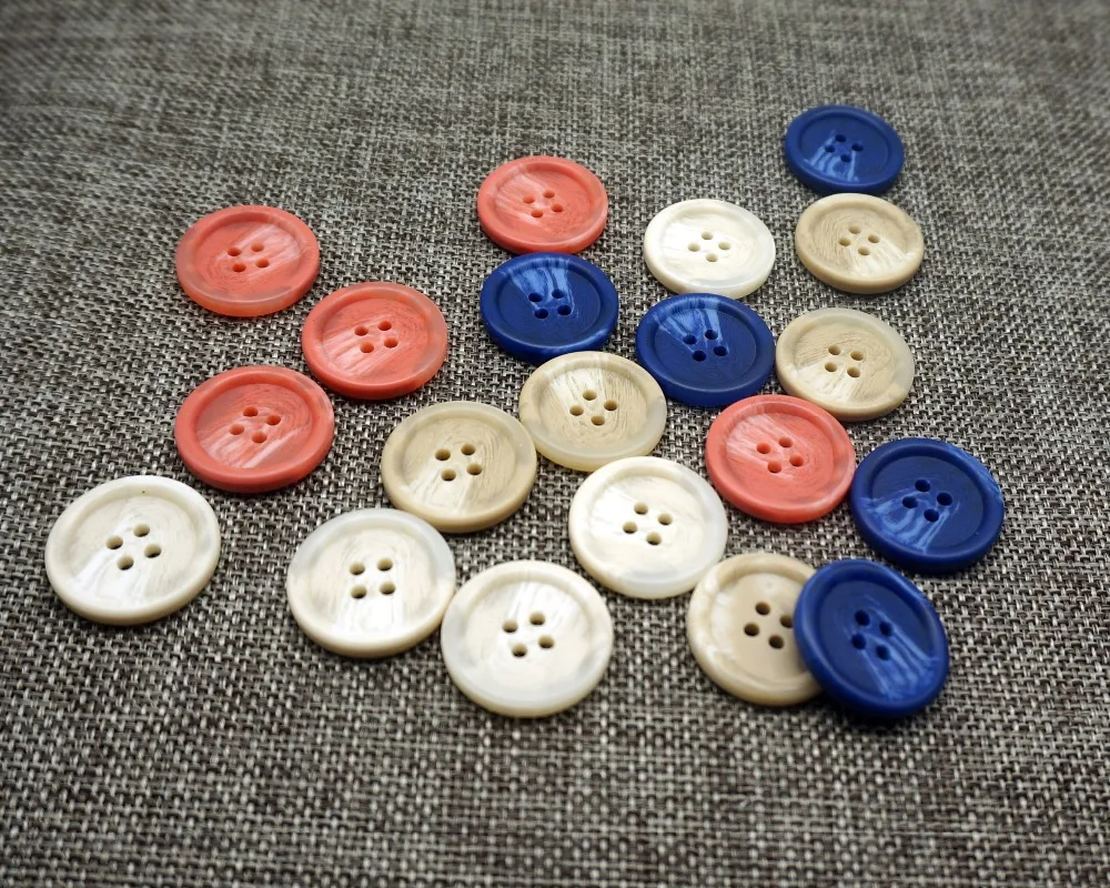 С 4 отверстиями 25 мм кабошоны круглые Пластик смолы кнопки подходят для шитья, скрапбукинга "сделай сам" Аксессуары для Костюмы костюм/модные пряжки