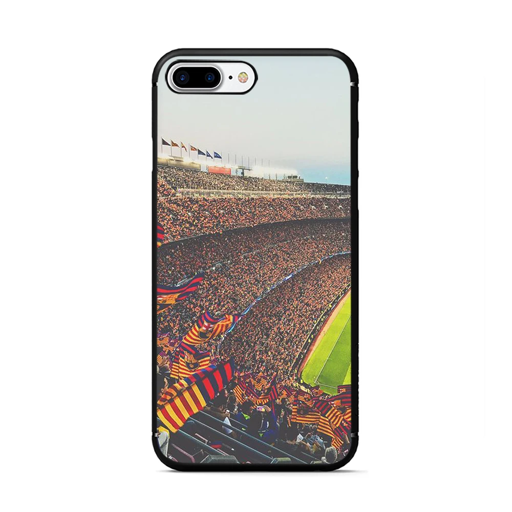 Барселона, Испания Estadio Camp Nou красивый мягкий силиконовый чехол для телефона iphone 5 5s 6 6s 7 8 plus X XR XS MAX - Цвет: B2