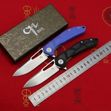 CH CH3509-G10 Флиппер складной нож D2 лезвие G10 ручка шарикоподшипник утилита Открытый Кемпинг Тактические Ножи EDC инструмент