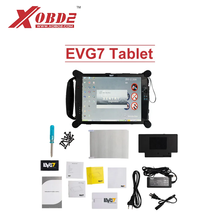 

Professional EVG7 Diagnostic Controller Tablet PC for ICOM Star C3 C4 C5 GDS VCI MDI ODIS Software with Wifi Bluetooth