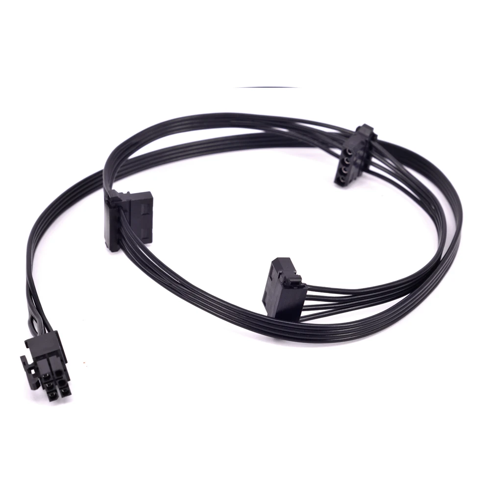 Computer Cables GPU PCI Express 6Pin Male 1 to 3 SATA SSD Power Supply Cable for Corsair HXi Series HX1200i HX1000i HX850i HX750i Modular PSU Cable Length: 0.8m, Color: 1pcs Computer Cables GPU PCI Express 6Pin Male 1 to 3 SATA SSD Power Supply Cable for Corsair HXi Series HX1200i HX1000i HX850i HX750i Modular PSU Cable Length: 0.8m, Color: 1pcs