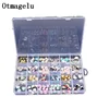 Otmagelu Clear Plastic 24 Slots Beautiful Jewelry Nail Art Rhinestone Empty Storage Box Case Craft Travel Organizer Bead Holder ► Photo 1/5