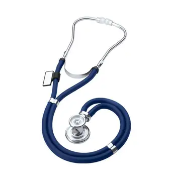 

High quality medical auscultator multifunctional double tube stethoscope hear fetal heart with accessories bag