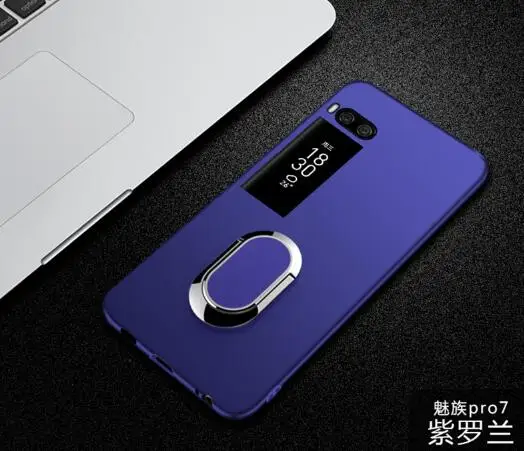 Meizu Pro 7 чехол для Meizu Pro 7 Plus Мягкий силиконовый чехол на магните для Meizu Pro 7 Plus чехол для телефона для Meizu Pro7 - Цвет: Синий