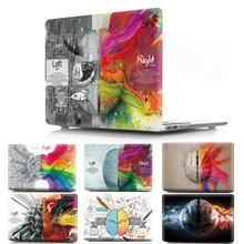 Чехол с принтом для Macbook Air 13, чехол для ноутбука A1446, жесткий ПВХ с мультяшным мозгом, защитный чехол для Macbook Air 11 13, чехол