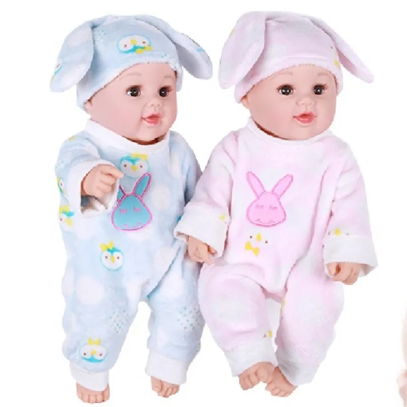 

Simulation doll toy baby Full soft rubber Talking doll Realistic accompanying sleeping doll Vibrating toy