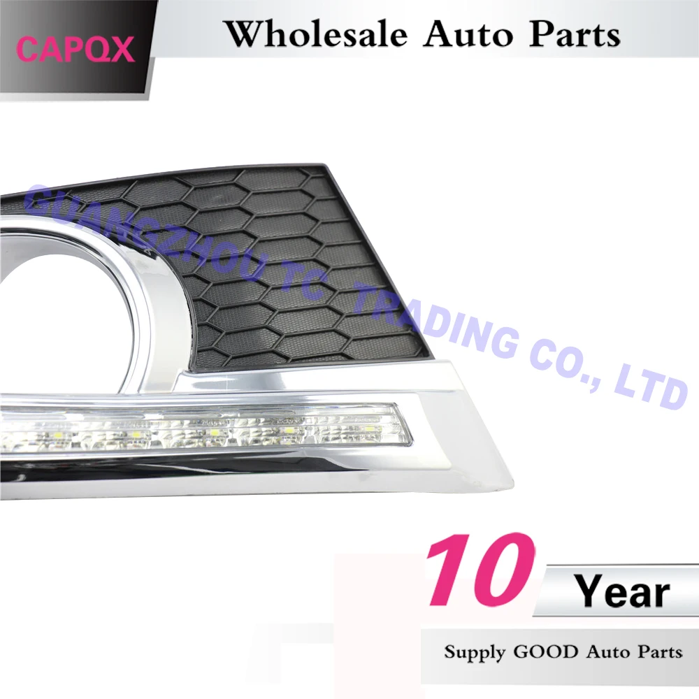 CAPQX 1 пара для Chevrolet Captiva 2011 2012 2013 Светодиодная лампа дневные ходовые огни передние