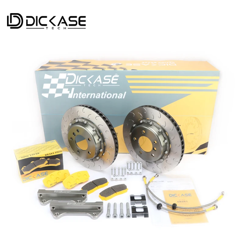 Grooved j hook Brake Rotors for CP9040 calipers for TOYOTA Highlander 2017 front brake system Grooved j hook Brake Rotors for CP9040 calipers for TOYOTA Highlander 2017 front brake system
