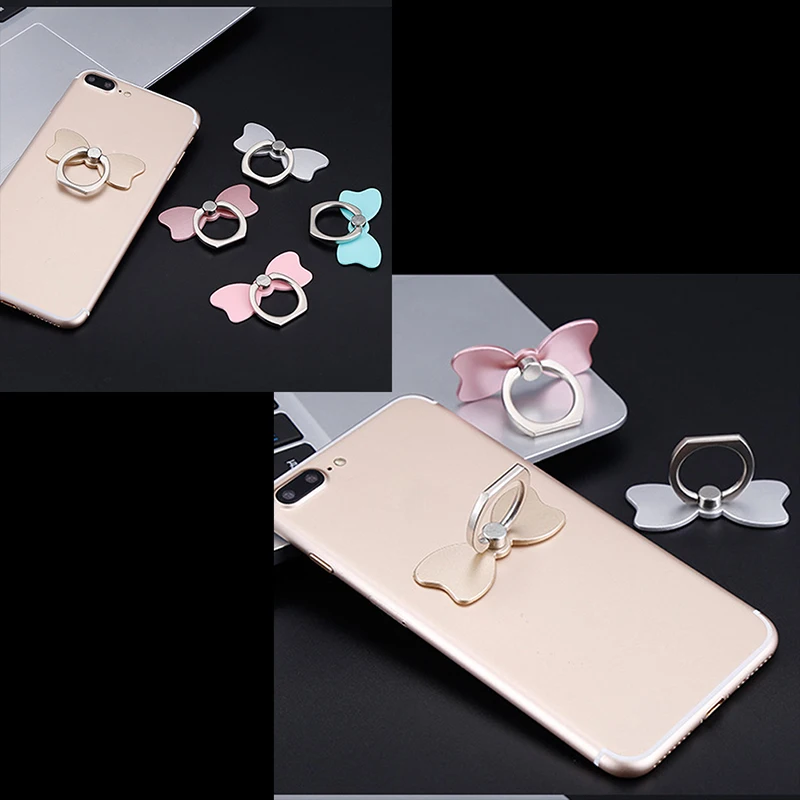 Bow Shape 360 Degree Metal Ring Finger Stand Bracket Holder For Smart Phone For iPhone6/6s/7 plus/8 for Samsung Huawei Bow Shape 360 Degree Metal Ring Finger Stand Bracket Holder For Smart Phone For iPhone6/6s/7 plus/8 for Samsung Huawei