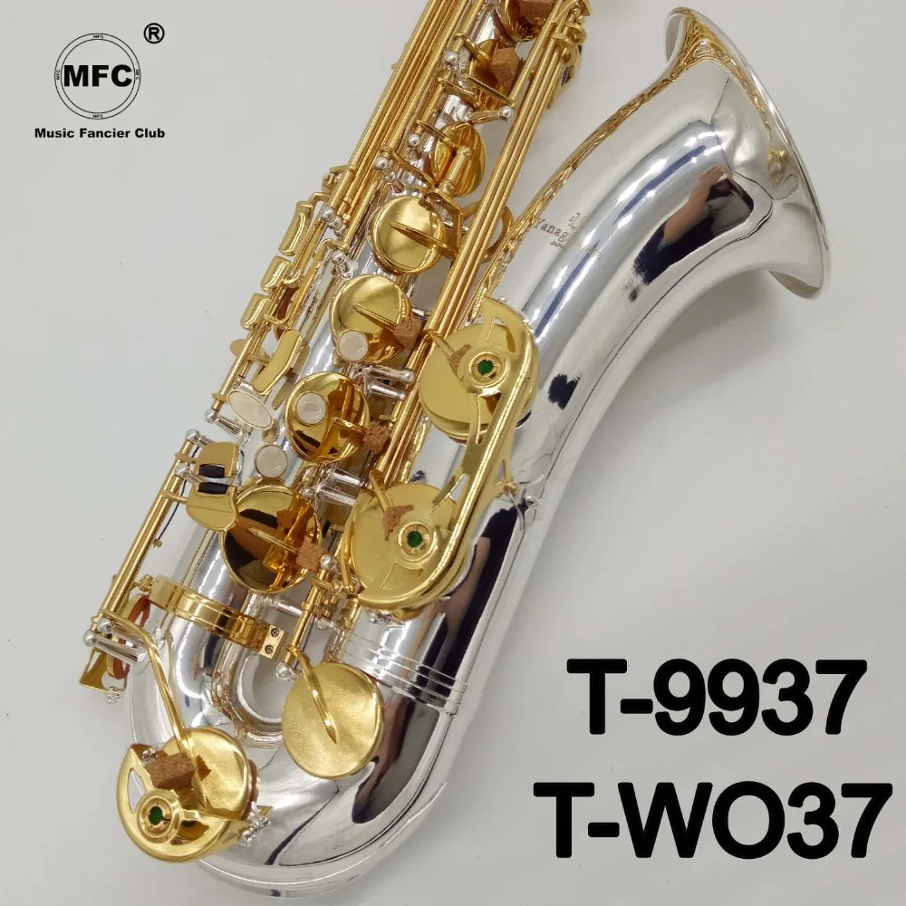 Japan Tenor Saxophone T 9937 T WO37 Silvering Gold Key Sax Tenor