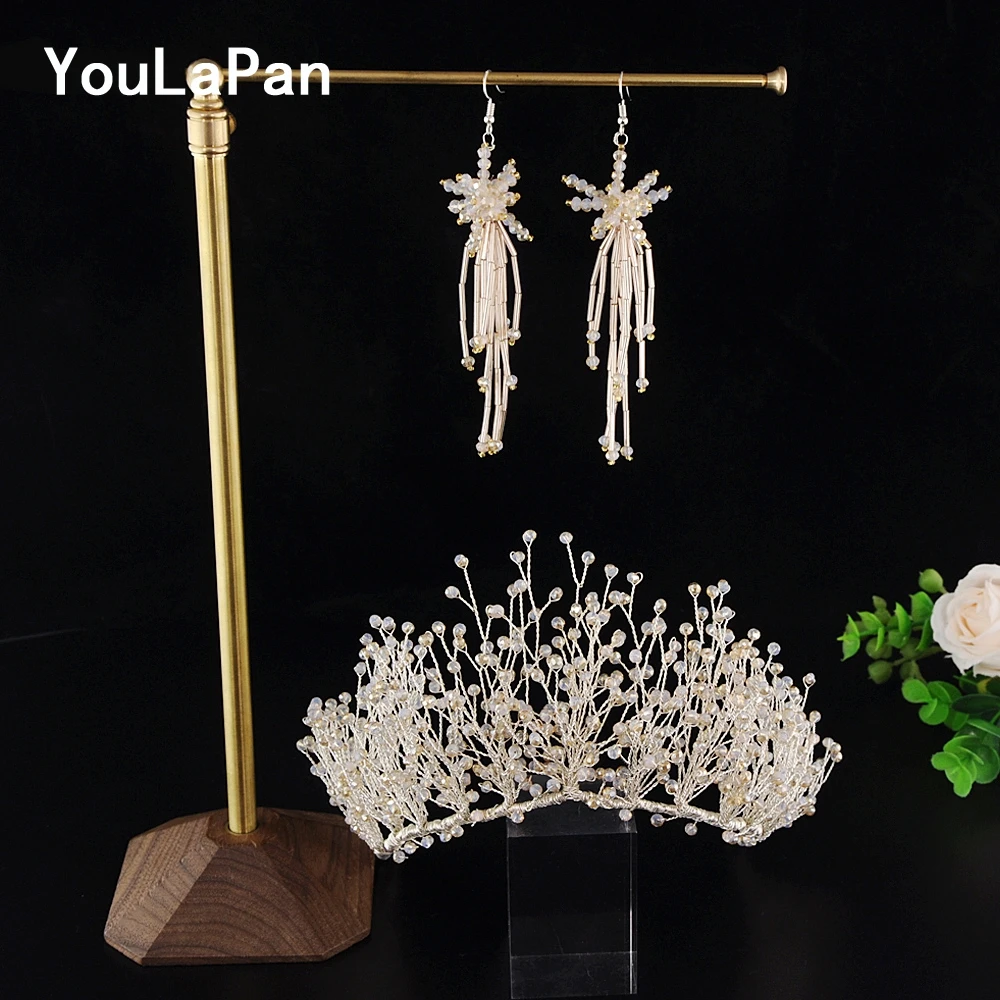 YouLaPan HP193 Bride Crown Bridal Tiara Wedding Hair Crown Bride Crown Bridal Wedding Hair Jewelry