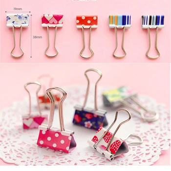 

20 Pcs Metal Assorted Color File Paper Binder Clips Kitchen Household Tools Hot Sale