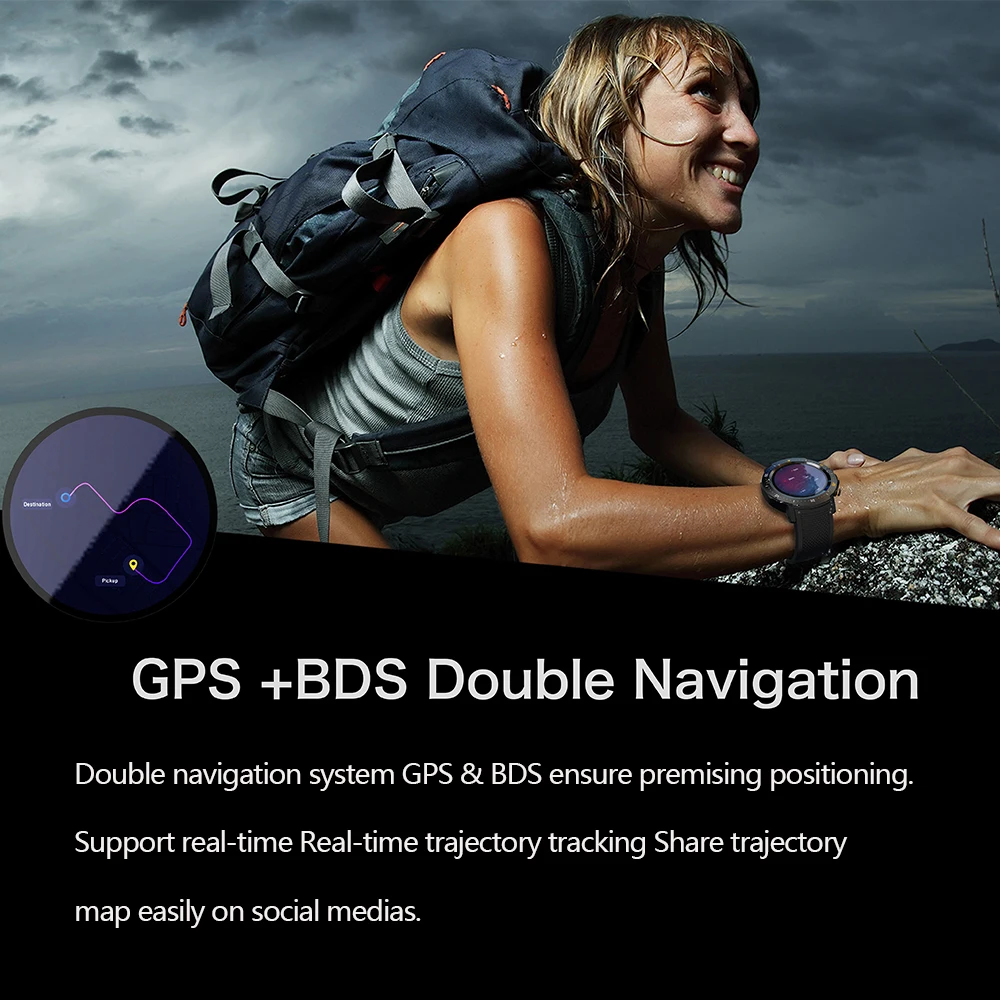 MAKIBES A4 4G 530mAh 1+16GB Waterproof Music Play Smart Watches Sport GPS Watch Phone Pedometer Smartwatch For MI8 IOS Android